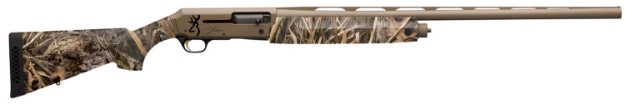 Picture of Browning Silver Field 12 Gauge With 26" Barrel, 3.5" Chamber, 4+1 Capacity, Flat Dark Earth Cerakote Metal Finish & Mossy Oak Shadow Grass Habitat Synthetic Stock Right Hand (Full Size) 