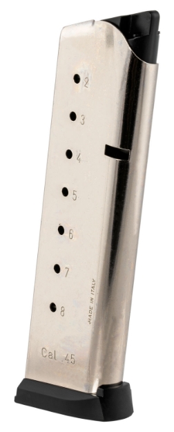 Picture of Mec-Gar Standard Nickel Detachable 8Rd 45 Acp For 1911 Government 