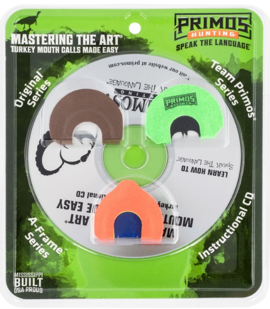 Picture of Primos Mastering The Art Call Pack Diaphragm Call Attracts Turkeys Multi Color Blister Pack 