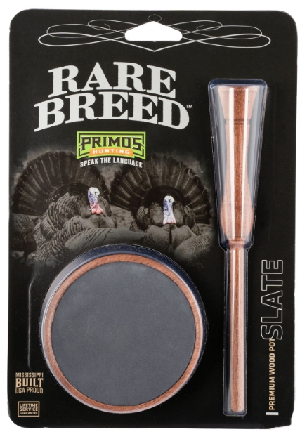 Picture of Primos Rare Breed Friction Call Attracts Turkeys Natural Wood/Slate 