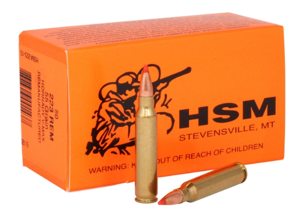 Picture of Hsm Varmint Hunting 223 Rem 55 Gr Hornady V-Max (Vmx) 50 Per Box/ 10 Cs 