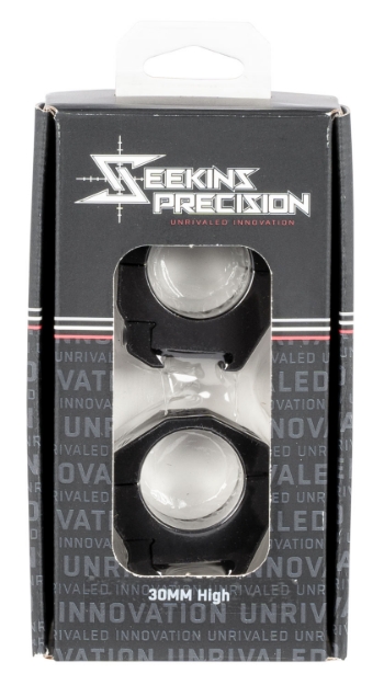 Picture of Seekins Precision Scope Ring Set For Rifle Picatinny Rail High 30Mm Tube Black Anodized Aluminum 