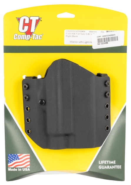 Picture of Comp-Tac Warrior Owb Black Kydex Belt Loop Fits Sig 320 Right Hand 