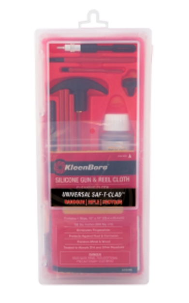 Picture of Kleenbore Saf-T-Clad Universal Classic Cleaning Kit 22 Cal - 12 Gauge Handguns / Rifles / Shotguns 