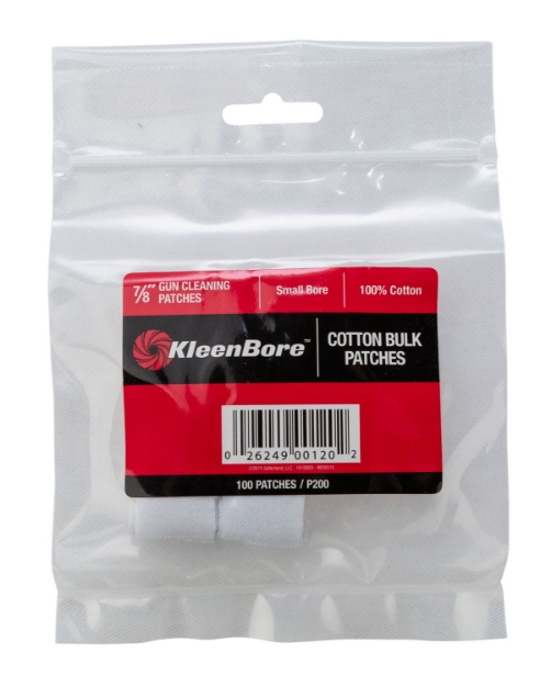 Picture of Kleenbore Super Shooter 17/177/204/200 Cal Small Bore Rifle 100% Cotton Flannel 100 Per Pack 