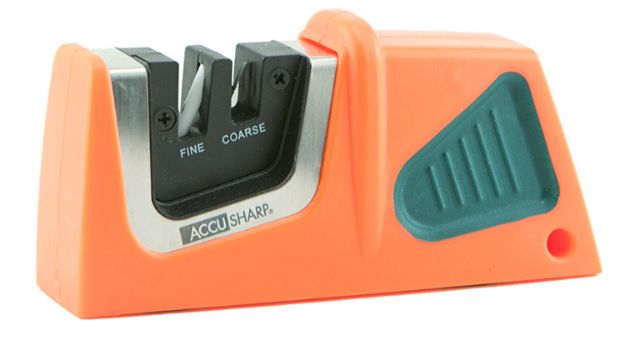 Picture of Accusharp Pull-Through Sharpener Fine Diamond Tungsten Carbine Sharpener Plastic Handle Orange 