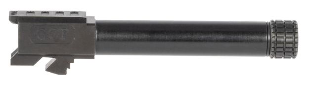 Picture of Grey Ghost Precision Ggp Match Grade Threaded Barrel 9Mm Luger 4.02" Fits Glock 19 Gen 3-4, 416R Stainless Steel W/Black Nitride Finish 