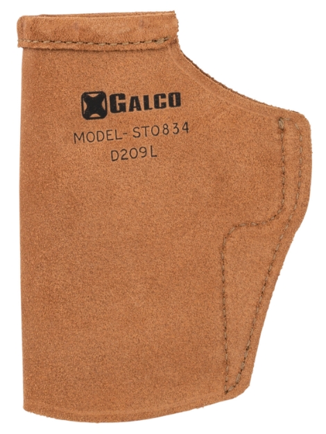 Picture of Galco Stow-N-Go Iwb Natural Leather Belt Clip Fits Glock 48/Mos/S&W M&P Shield Ez Right Hand 