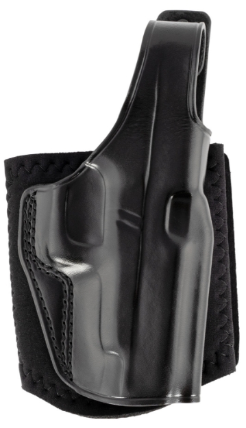 Picture of Galco Ankle Glove Size Fits Ankles Up To 13" Black Leather Hook & Loop Compatible W/Glock 48/Glock 48 Mos Right Hand 