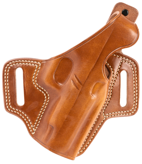 Picture of Galco Fletch Owb Tan Leather Belt Slide Compatible W/ Glock 48/48 Mos/S&W M&P Shield Ez Belt Up To 1.75" Wide Right Hand 