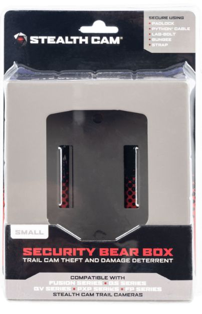 Picture of Stealth Cam Bear Security Box Fits Fusion/Qs/Qv/Px/Gmax/Xv Camera Series Small Gray Powder Coated Steel 