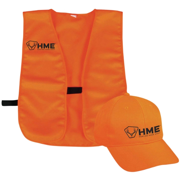 Picture of Hme Safety Vest And Cap Osfa Orange Polyester 