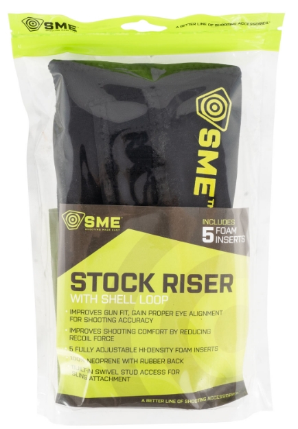 Picture of Sme Stock Riser With Shell Loop Black Neoprene 