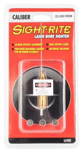 Picture of Sme Xsi-Bl-250 Sight-Rite Laser Bore Sighting System 22-250 Rem Brass 