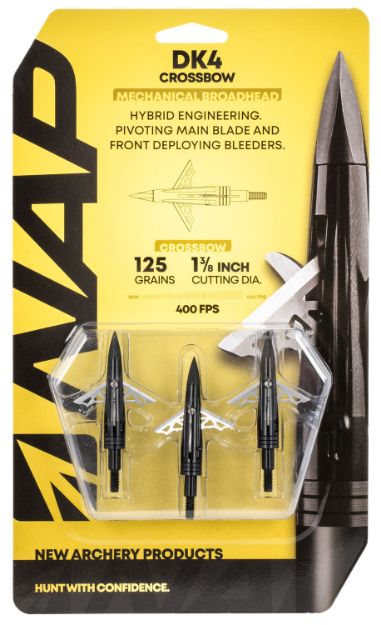 Picture of Nap Dk4 Crossbow Broadhead 125 Gr Crossbow Broadhead 3 Pk 