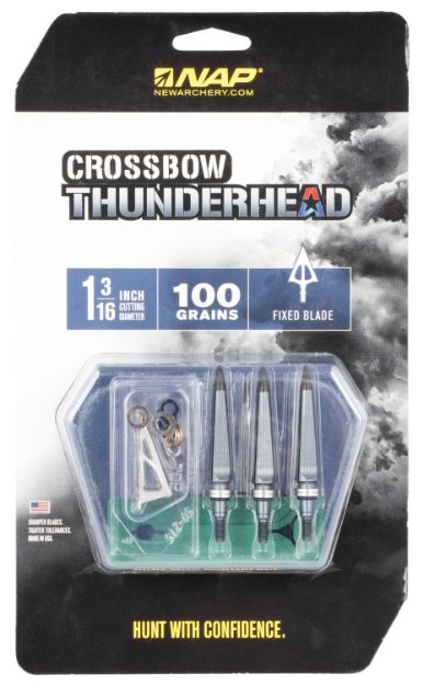 Picture of Nap Thunderhead Crossbow 100 Grain Broadhead 5 Pk 