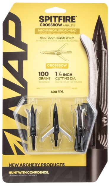 Picture of Nap Spitfire Crossbow 100 Grain Broadhead 3 Pk 