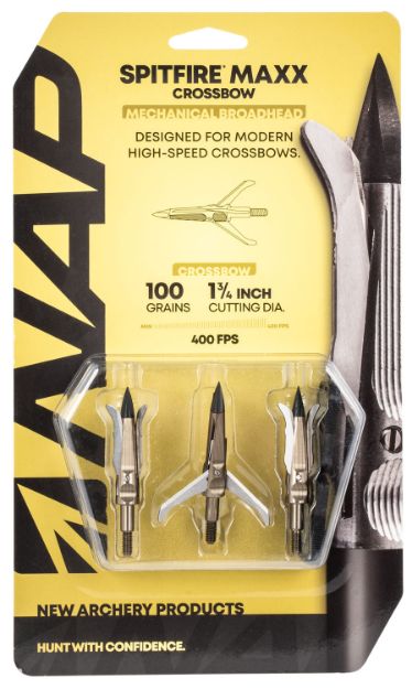 Picture of Nap Spitfire Maxx Crossbow 100 Grain Broadhead 3 Pk 
