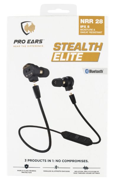 Picture of Pro Ears Stealth Elite 28 Db Behind The Head Black Adult 1 Pair 