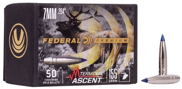 Picture of Federal Therminal Ascent Component Premium 7Mm .284 155 Gr Terminal Ascent 