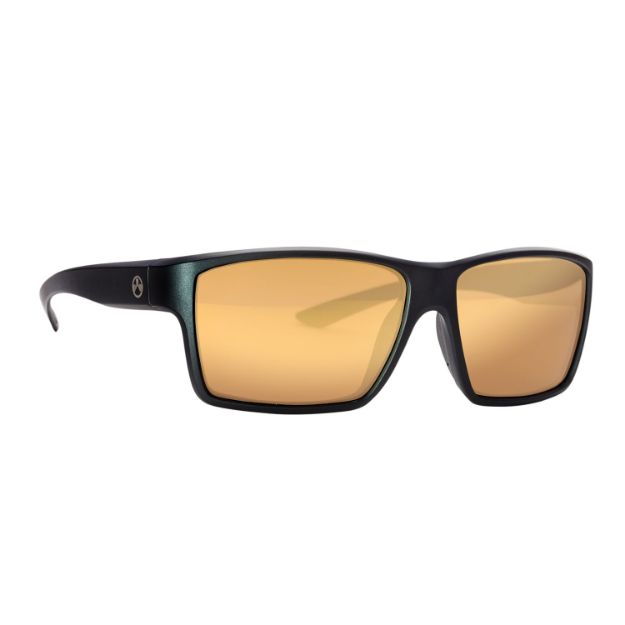 Picture of Magpul Explorer Eyewear Adult Bronze Gold Mirror Lens Polycarbonate Black Frame 