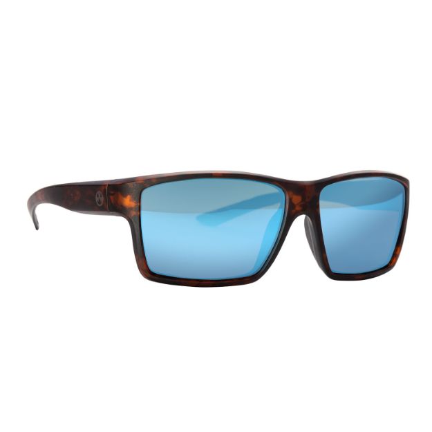 Picture of Magpul Explorer Eyewear Adult Bronze Blue Mirror Lens Polycarbonate Tortoise Frame 