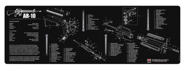 Picture of Tekmat Ar-10 Cleaning Mat Black/White Rubber 36" Long Ar-10 Parts Diagram 