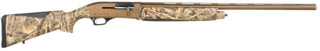 Picture of Rock Island Li-On 12 Gauge With 28" Barrel, 3" Chamber, 5+1 Capacity, Bronze Metal Finish & Realtree Max-5 Synthetic Stock Right Hand (Full Size) 