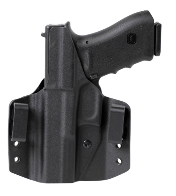 Picture of Uncle Mike's Ccw Holster Owb Black Boltaron Belt Slide Fits Sccy Fits 9" Barrel Right Hand 