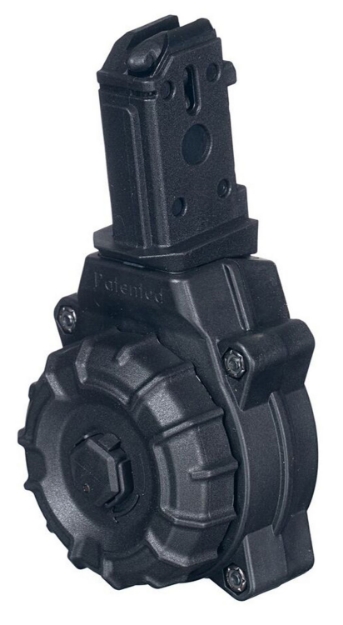 Picture of Promag Standard Black Drum 30Rd For 9Mm Luger Cz Scorpion 