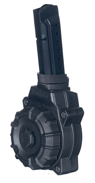 Picture of Promag Standard Black Drum 30Rd For 9Mm Luger Glock 17/19 