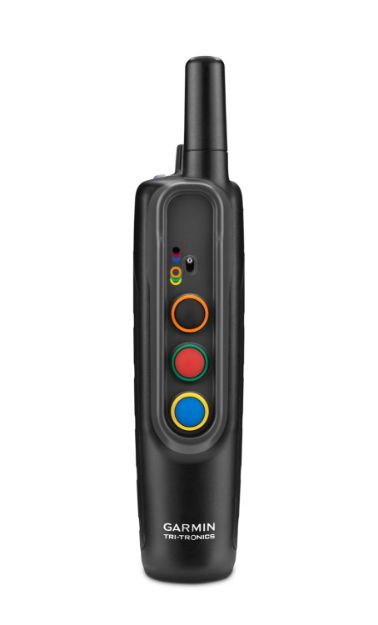 Picture of Garmin Pro 70 Handheld Black W/Barklimiter, 1-Hand Operation, Color Coated Buttons Rechargeable Li-Ion Up To 6 Dogs 1 Mile Range 