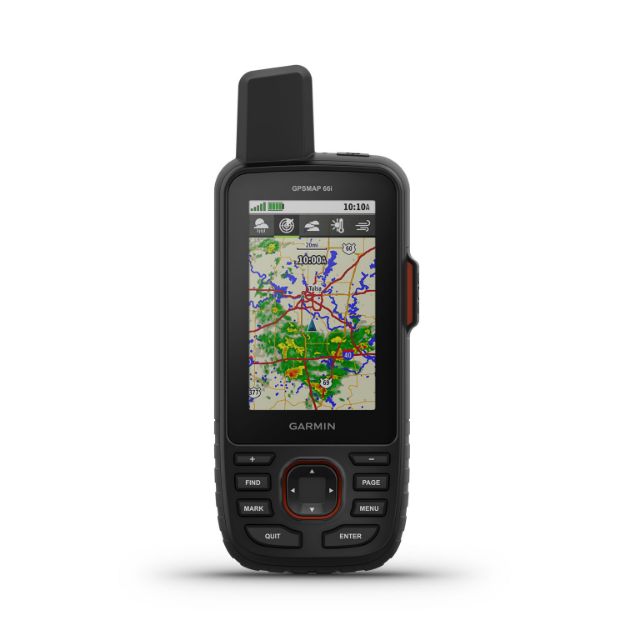 Picture of Garmin Gpsmap 66I Black W/Topo Us & Canada Mapping, Multi-Gnss Support, Abc Sensors Rechargeable Li-Ion Wi-Fi/Bluetooth/Ant+ 