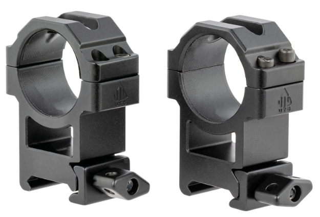 Picture of Utg Scope Ring Set Max Strength See-Thru For Rifle Picatinny/Weaver High 30Mm Tube Black Anodized Aluminum 