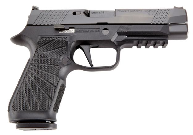 Picture of Wilson Combat P320 9Mm Luger 4.70" 17+1 Black Black Dlc Steel Stainless Steel Black Modular Polymer Grip 