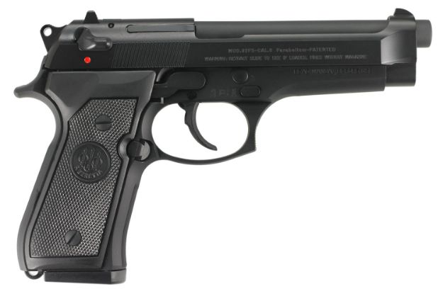 Picture of Beretta Usa 92Fs *Ca Compliant 9Mm Luger 4.90" Barrel 10+1, Bruniton Finish Steel Frame, Serrated Steel Slide & Polymer Grip (Us Made) 