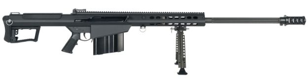 Picture of Barrett M107a1 50 Bmg 29" 10+1 Black Cerakote Black Fixed W/Sorbothane Recoil Pad Stock Black Polymer Grip 