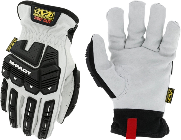 Picture of Mechanix Wear Ldmphd-X00-0 Durahide M-Pact Hd Driver F8-360 Small White Durahide Leather 