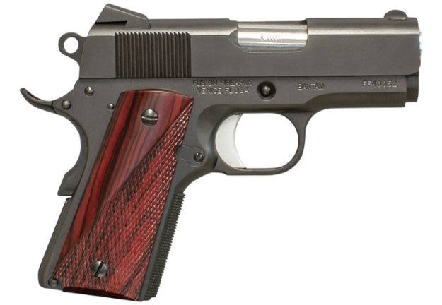 Picture of Fusion Firearms Freedom Bantam 45 Acp 3.25" 6+1, Black, Beavertail Frame, Serrated Slide, Red Cocobolo Grip, 70 Series Design 