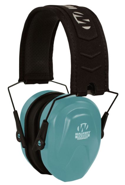 Picture of Walker's Razor Compact Passive Muff 24 Db Over The Head Black/Blue Youth Women 