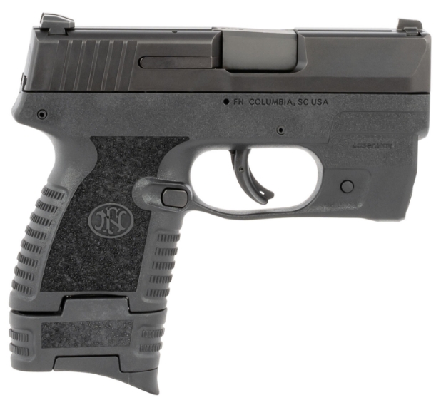 Picture of Fn 503 9Mm Luger Striker Fire 8+1/6+1 3.10" Recessed Crown Barrel, Matte Black Polymer Frame, Serrated Steel Slide, Includes Light & 2 Magazines 