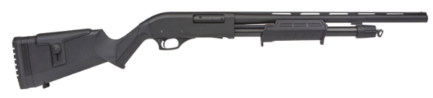 Picture of Rock Island All Generations 12 Gauge 3" 5+1 18.50" Black Anodized Contoured/Smooth Bore/Vent Rib Barrel, Black Fixed W/Adjustable Cheek Rest Stock 