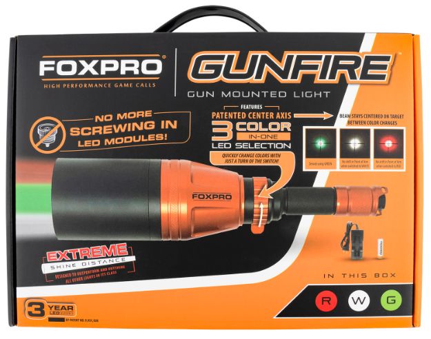 Picture of Foxpro Gun Fire Orange/Black Metal Red/Green/White Filter 