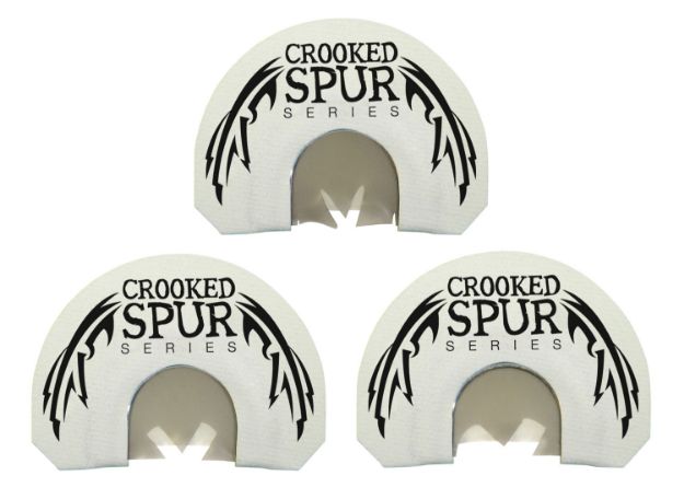 Picture of Foxpro Crooked Spur Ghost Spur Combo Diaphragm Call, Attracts Turkey, Triple Prophylactic Reeds 