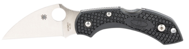 Picture of Spyderco Dragonfly 2 Lightweight 2.28" Folding Wharncliffe Plain Vg-10 Ss Blade Black Bi-Directional Texturing Frn Handle Includes Pocket Clip 