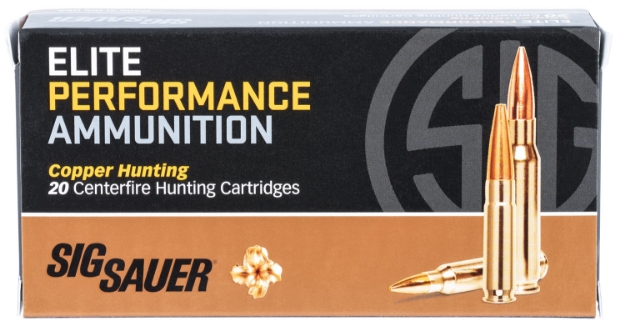 Picture of Sig Sauer Elite Copper Hunting 6Mm Creedmoor 80 Gr 3300 Fps Copper Solid 20 Bx/10 Cs 