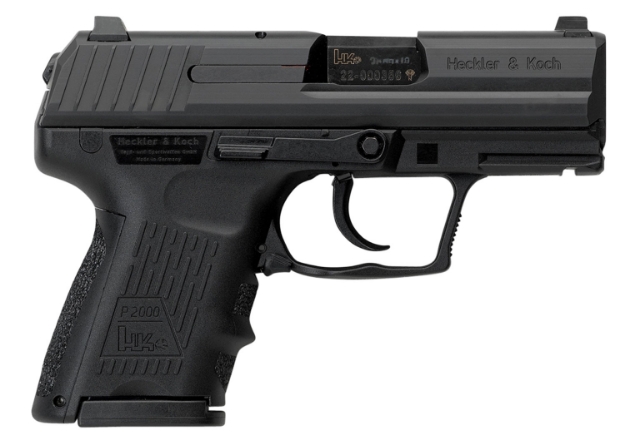 Picture of Hk P2000sk Subcompact V3 9Mm Luger 3.26" 10+1 (2) Black Black Steel Slide Black Interchangeable Backstrap Grip Night Sights 