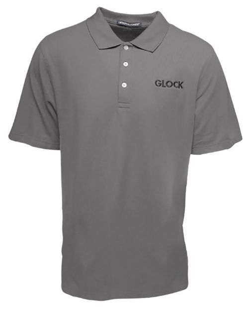 Picture of Glock Classic Polo Gray Cotton Short Sleeve Small 