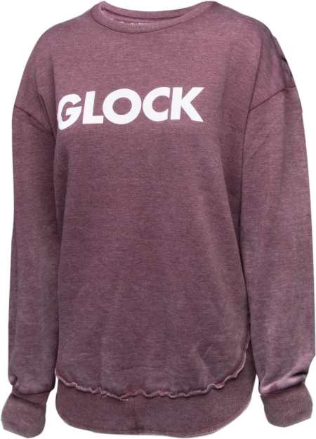 Picture of Glock Women's Retro Fleece Maroon Long Sleeve Small Cotton/Polyester 