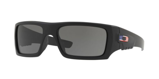 Picture of Oakley Ballistic Det Cord Adult Gray Lens Plutonite Matte Black Frame 